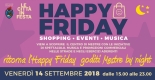 Happy Friday 14 settembre 2018